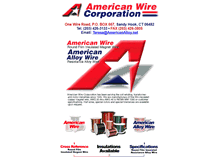 Tablet Screenshot of americanalloycorp.com